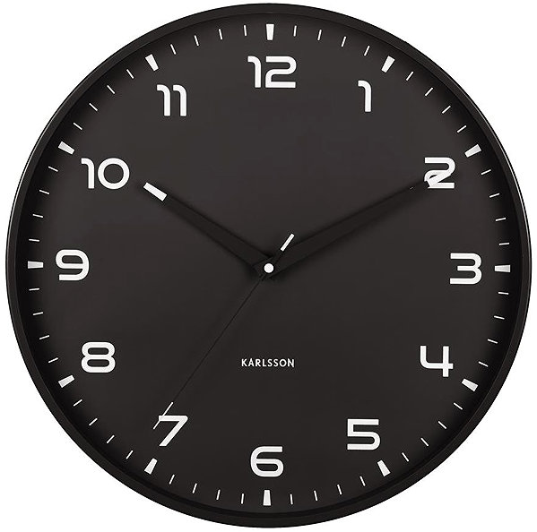 Wall Clock Karlsson 6053BK ...