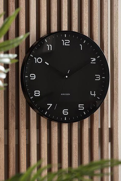 Wall Clock Karlsson 6053BK ...