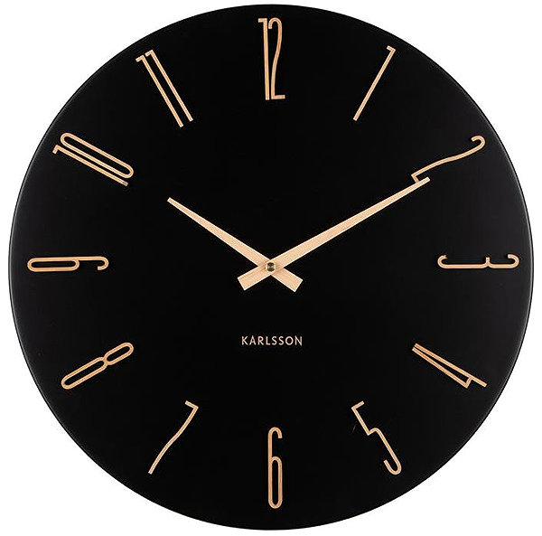Wall Clock Karlsson 6072BK ...