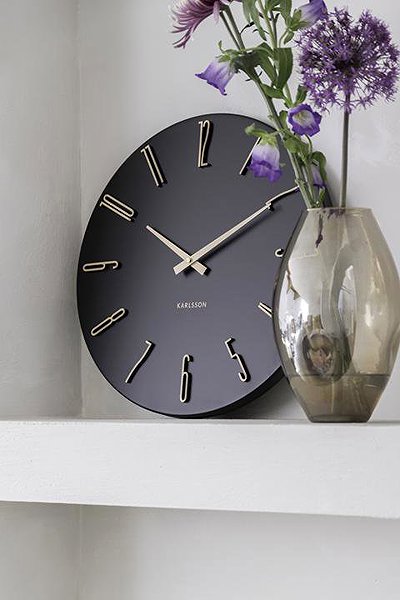 Wall Clock Karlsson 6072BK ...