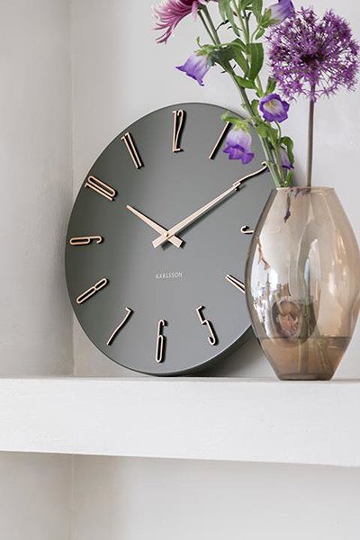 Wall Clock Karlsson 6072GR ...