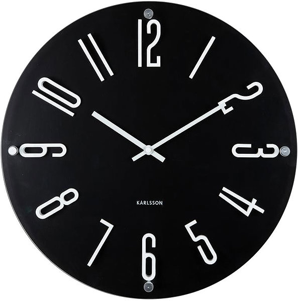 Wall Clock Karlsson 6090BK ...