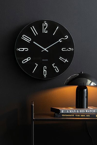 Wall Clock Karlsson 6090BK ...