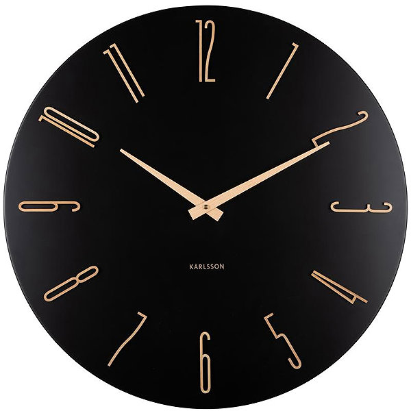 Wall Clock Karlsson 6073BK ...