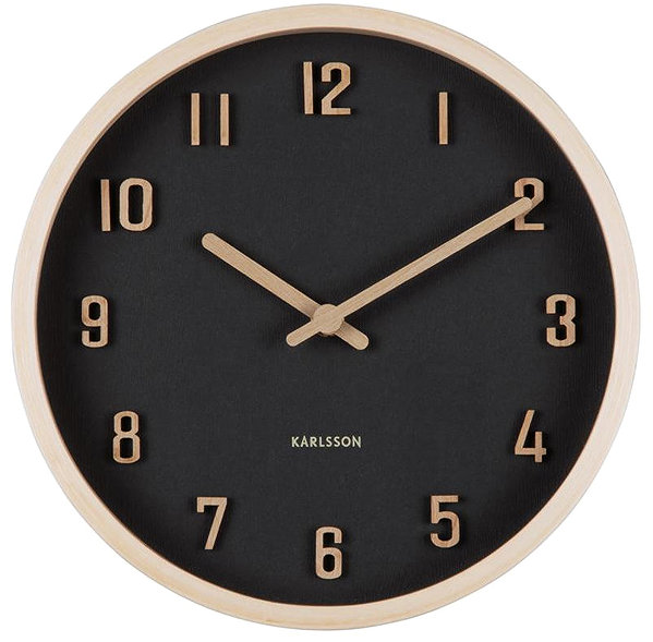Wall Clock Karlsson 6116BK ...