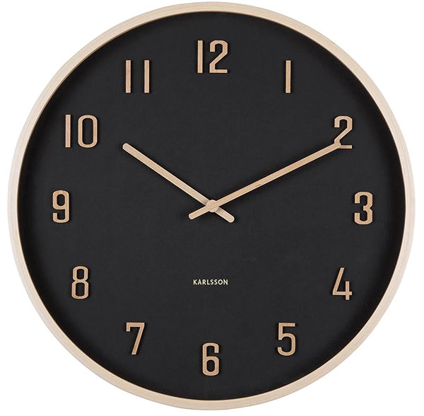 Wall Clock Karlsson 6117BK ...
