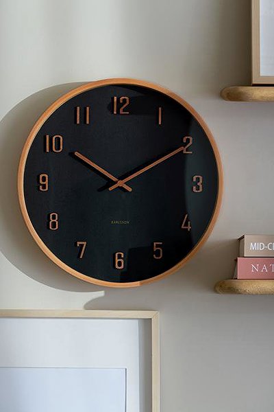 Wall Clock Karlsson 6117BK ...