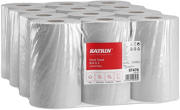 Paper towels Katrin Plus Midi S2 2vr./60 m, cellulose .