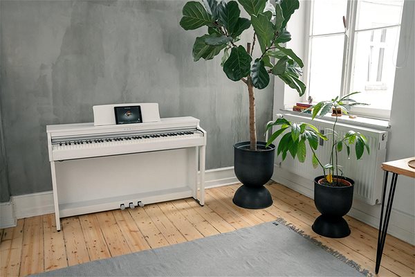 Digitálne piano KAWAI CN201W – Premium White Satin ...