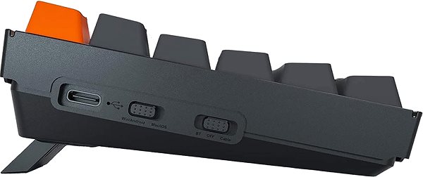 Gaming Keyboard Keychron K6 68 Key Hot-Swappable Switch Mechanical - US Connectivity (ports)