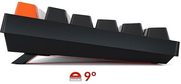 Gaming Keyboard Keychron C1 87 Key Hot-Swappable Gateron Switch Mechanical - US Lateral view