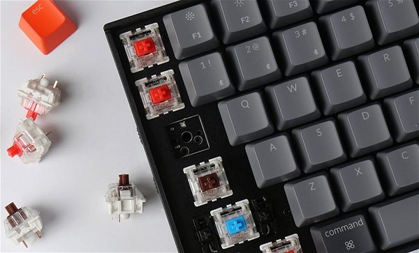 Gaming Keyboard Keychron K4 Gateron Red, RGB Backlight - US Features/technology