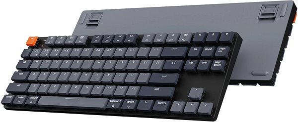 Gaming Keyboard Keychron K1SE TKL Ultra-Slim Low Profile Hot-Swappable Optical Red Switch - US Lateral view