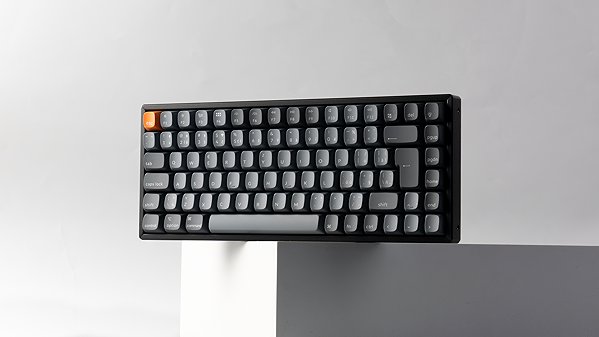 Gaming Keyboard Keychron K2 Max Swappable RGB Backlight Aluminum Brown Switch - Black, CZ/SK ...