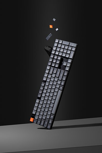 Gaming Keyboard Keychron K5 Max Swappable Gateron RGB Backlight Brown Switch - US ...