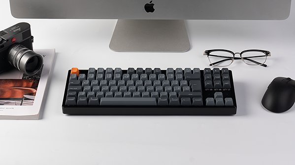 Gaming Keyboard Keychron K8 Max Swappable RGB Backlight Aluminum Brown Switch - Black, CZ/SK ...
