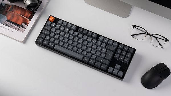 Gaming Keyboard Keychron K8 Max Swappable RGB Backlight Aluminum Red Switch - Black, CZ/SK ...