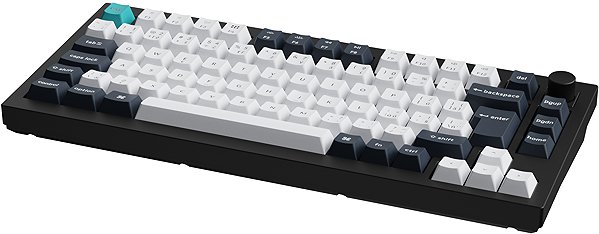 Gaming Keyboard Keychron Q1 Max Swappable RGB Backlight Brown Switch Knob Version - Black, CZ/SK ...