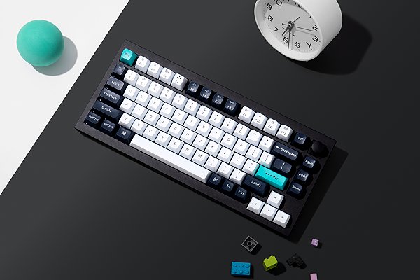 Gaming Keyboard Keychron Q1 Max Swappable RGB Backlight Brown Switch Knob Version - Black, US ...