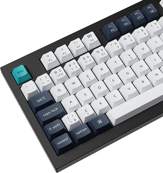 Gaming Keyboard Keychron Q5 Max Swappable RGB Backlight Red Switch Knob Version - Black, CZ/SK ...