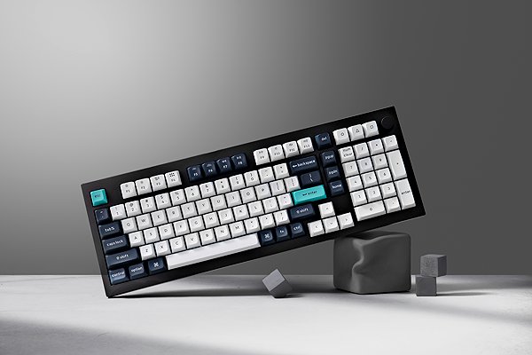 Gaming Keyboard Keychron Q5 Max Swappable RGB Backlight Red Switch Knob Version - Black, US ...