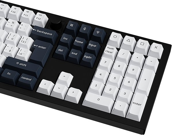 Gaming Keyboard Keychron Q6 Max Swappable RGB Backlight Banana Switch Knob Version - Black, CZ/SK ...