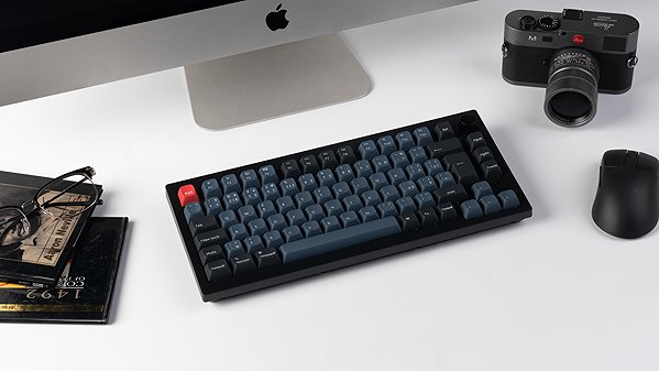 Gaming Keyboard Keychron V1 Max Swappable RGB Backlight Banana Switch - Black - Knob Version, CZ/SK ...