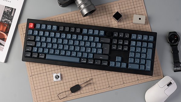 Gaming Keyboard Keychron V6 Max Swappable RGB Backlight Brown Switch - Black - Knob Version, CZ/SK ...