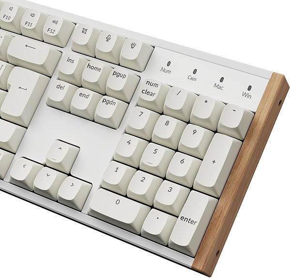 Keyboard Keychron K10 HE Wireless Gateron Double-Rail Magnetic Nebula Switch - White (Special Edition), CZ/SK ...