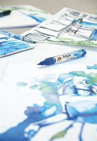 KREUL SOLO GOYA watercolour markers, 11 colours + blender.
