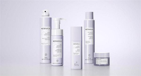 Hair Cream Kerasilk Styling Finishing Cream for a smooth and shiny hairstyle 50 ml .