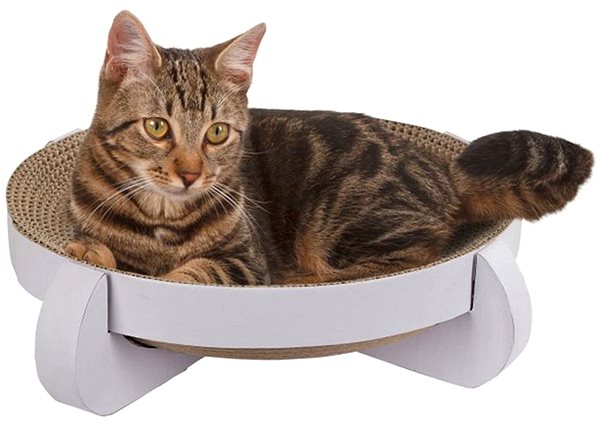 Cat scratching post Kerbl Platinum Cat scratching post/bedding 35 × 35 × 10 cm .