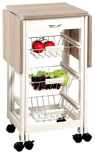 Shelving Unit Kesper Mobile kitchen shelf 75,5 x 96 x 37 cm Screen