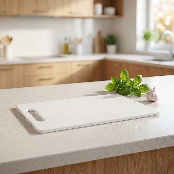 Vágódeszka Kesper PVC Vágódeszka, 34×24 cm, fehér Lifestyle