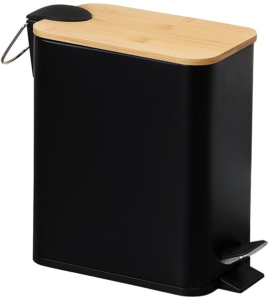 Rubbish Bin KESPER Cosmetic basket with soft closing 5 l, black ...