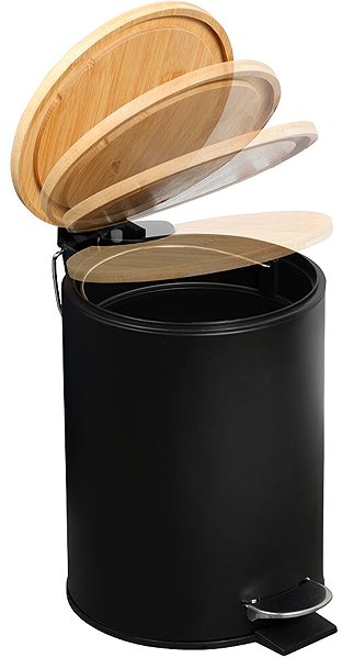 Rubbish Bin Kesper Cosmetic basket with silent closing 3 L, black ...