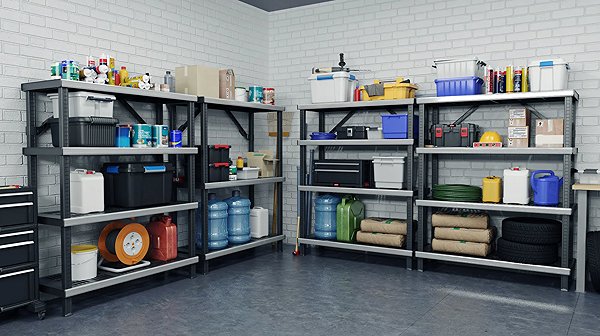 Shelving Unit KETER Fused shelf - 4 shelves (720 kg) ...