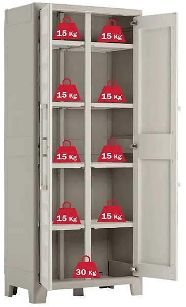 Kerti tároló szekrény KETER GULLIVER MULTISPACE Szekrény ...