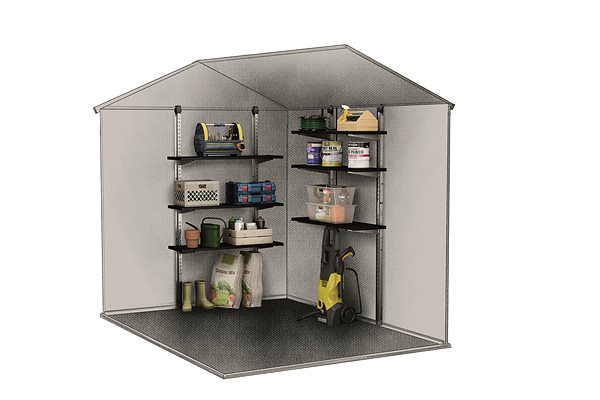 Shelving Unit KETER Shelving for garden house Shelving Kit 100 ...