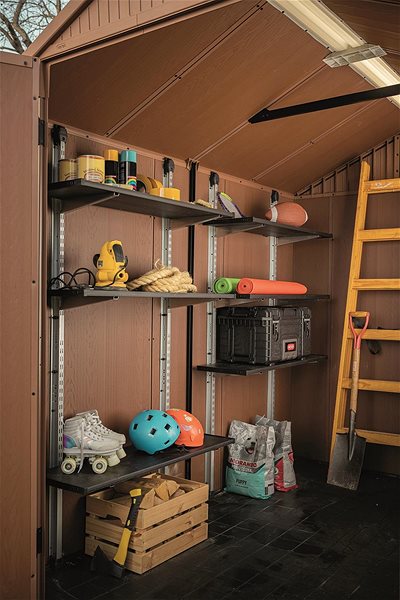 Shelving Unit KETER Shelving for garden house Shelving Kit 100 ...