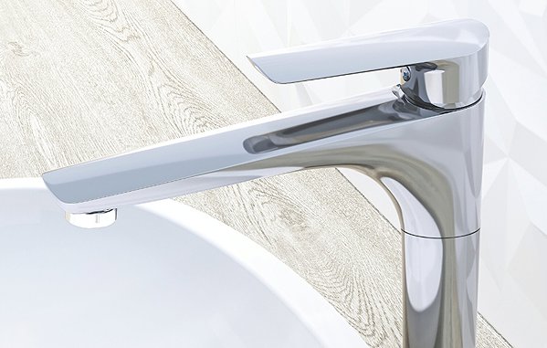 Tap KFA TANZANIT basin mixer, click/clack (5022-712-00) ...