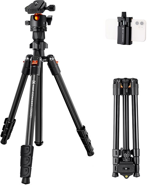 Tripod K&F Concept K234A0+BH-28L tripod ...
