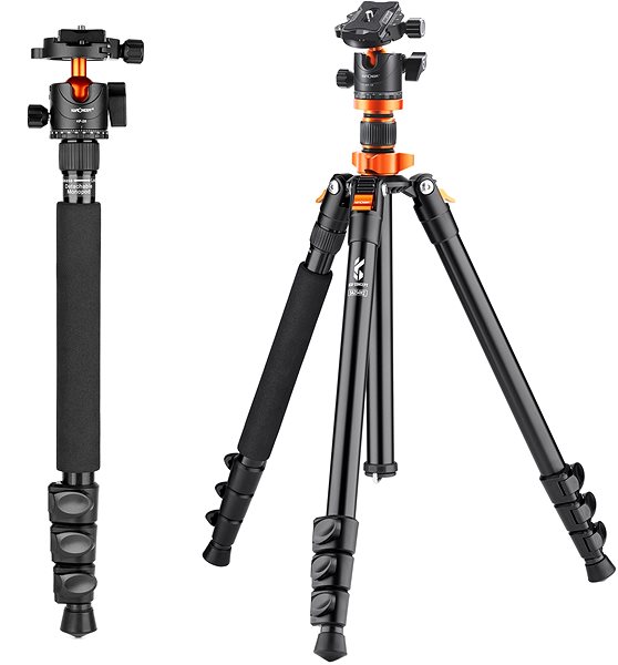 Tripod K&F Concept K254A3+BH-28L tripod ...