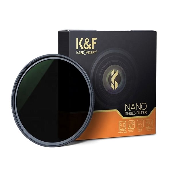 ND filter K & F Concept Nano-X  filter ND8 – 49 mm ...
