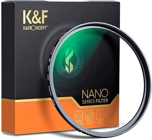 K&F Concept Super Hard MCUV protective filter - 67 mm + 2 pieces of cloth .