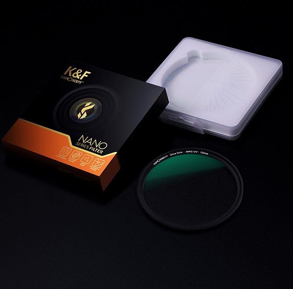 UV szűrő K&F Concept Ultra Slim MC UV Szűrő Nano - 58 mm ...