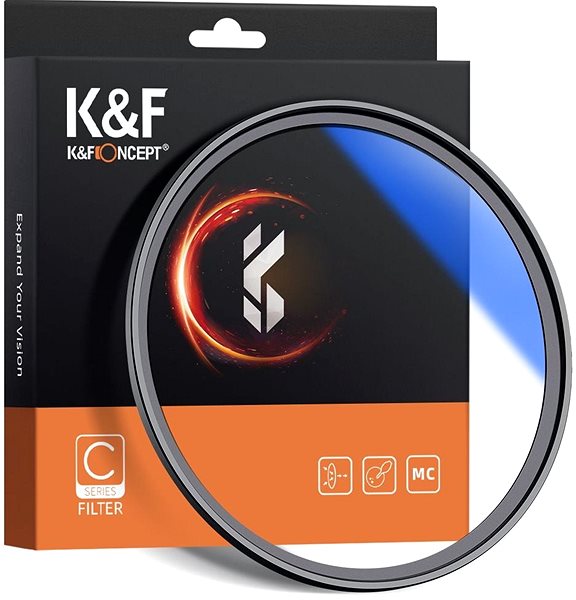 UV szűrő K&F Concept HMC UV Szűrő - 40,5 mm ...