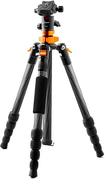 K&F Concept carbon tripod and monopod (KF09.094) Side view