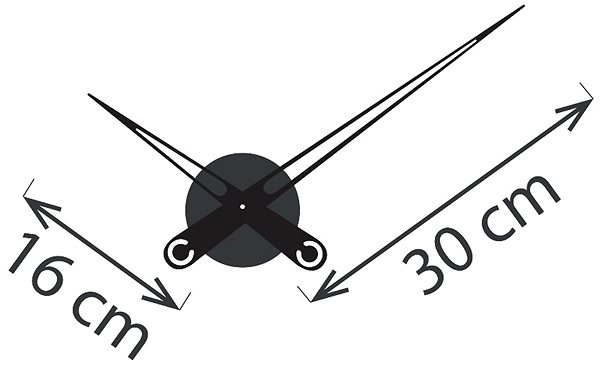 Wall Clock Future Time FT9650GD Technical draft