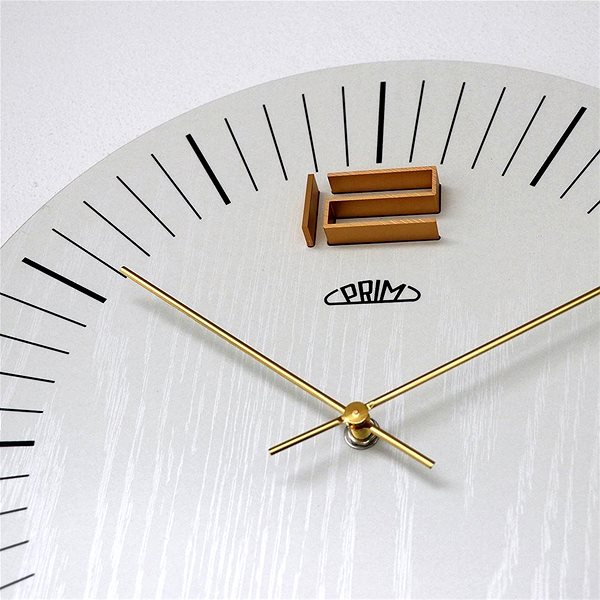 Wall Clock PRIM Wood Thin E07P.3953.01 Features/technology